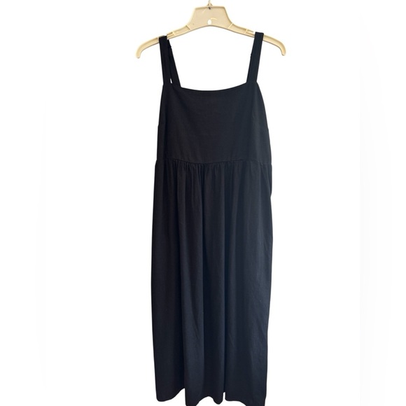 Sonoma NWT Linen/Rayon Sundress Adjustable Straps Midi Size M - Picture 3 of 6